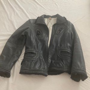 Leather jacket